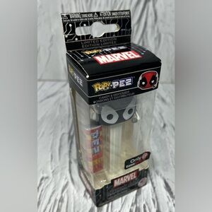 NIB - Funko Pop - Pez Dispenser - Marvel - Deadpool Gamer - White & Black